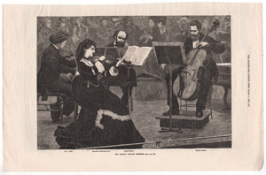 antique music prints (19th century)